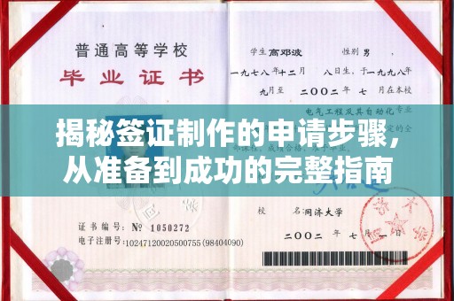 渠县揭秘签证制作的申请步骤，从准备到成功的完整指南