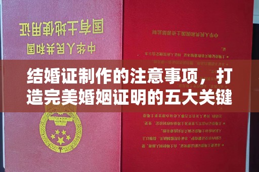 渠县结婚证制作的注意事项，打造完美婚姻证明的五大关键点