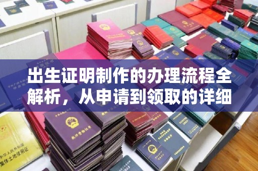 渠县出生证明制作的办理流程全解析，从申请到领取的详细指南