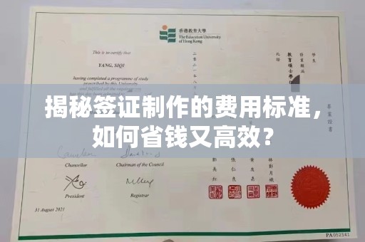 渠县揭秘签证制作的费用标准，如何省钱又高效？